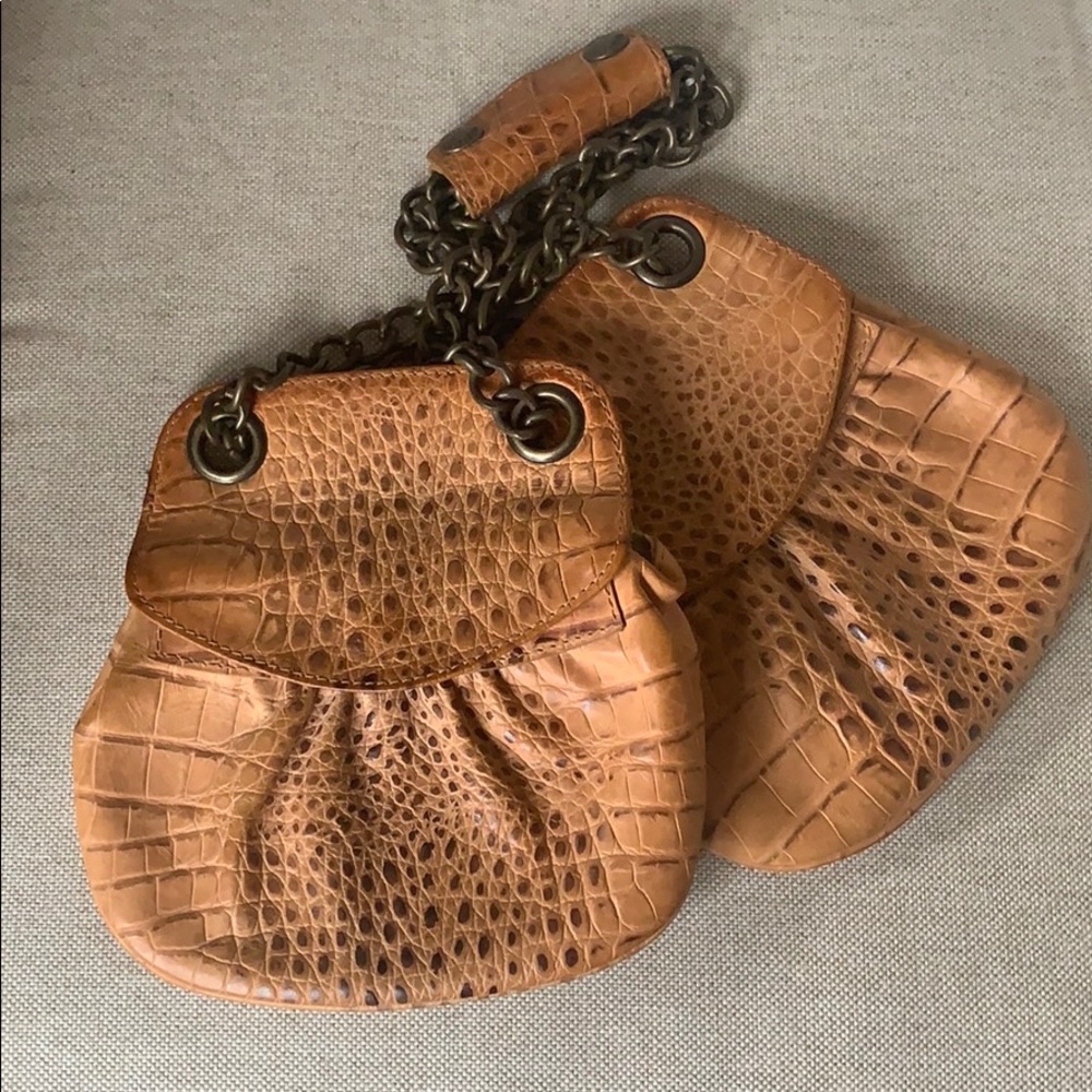 Patricia Pepe small leather handbag in excellent.